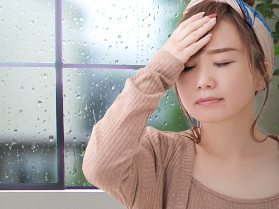 梅雨と片頭痛